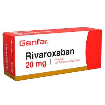 Rivaroxaban 20 mg 30 Unidades Gf — Genfar