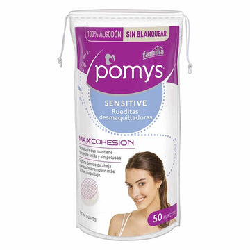 Rueditas Desmaquillantes Pomys Sensitive x 50 Unidades — Familia
