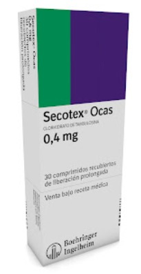 Secotex Ocas tamsulosina 0.4 mg 30 comprimidos — Boehringer Ingelheim