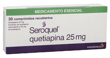 Seroquel 25mg 30 tabletas — AstraZeneca