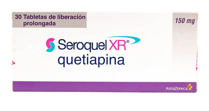 Seroquel XR 150 mg 30 tabletas — AstraZeneca