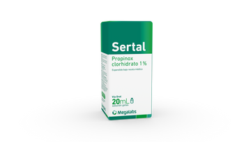 Sertal Gotas propinox 1% frasco 20 ml — Megalabs