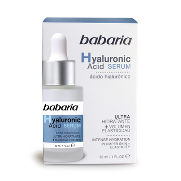 Sérum Ácido Hialurónico Babaria 30 ml - Frasco gotero hidratación facial