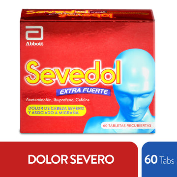 Sevedol Extra Fuerte 60 Tabletas — Abbott Farma
