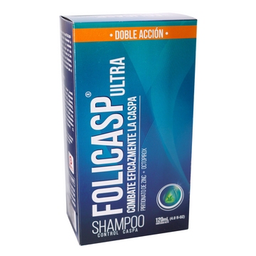 Shampoo Anticaspa Folicasp Ultra 120 ml — Comerlat Pharmaceutical