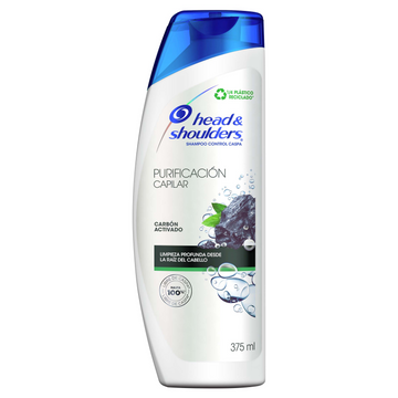 Shampoo Head-shoulers Purificacion Capilar Carbon Activado 375 ml — Procter & Gamble