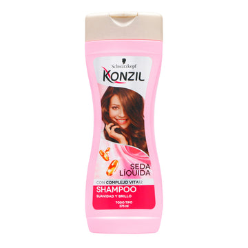 Shampoo Konzil Seda Líquida con Complejo Vita 12 340 ml — Henkel