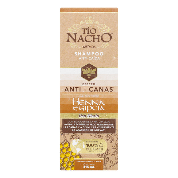 Shampoo Tío Nacho Anticanas 415 ml — Genomma Lab