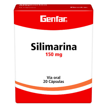Silimarina 150mg 20 Cápsulas — Genfar
