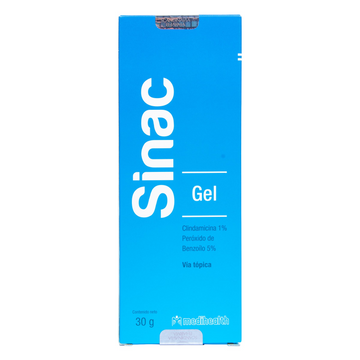 Sinac Gel Adapaleno 0.1% x 30 g - Megalabs - tratamiento acné