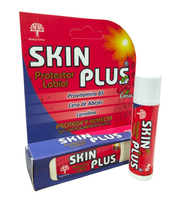 Skin Plus Balsamo Labial Cereza 5 gr — P.Q.M. Hospitalaria