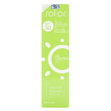 Sol-or Oil Control FPS Facial 130 ml — Quifarma
