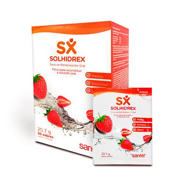Solhidrex sales de rehidratación oral sabor fresa 30 sobres — Labinco