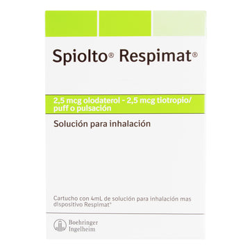 Spiolto Respimat tiotropio + olodaterol inhalador 4mL — Boehringer Ingelheim