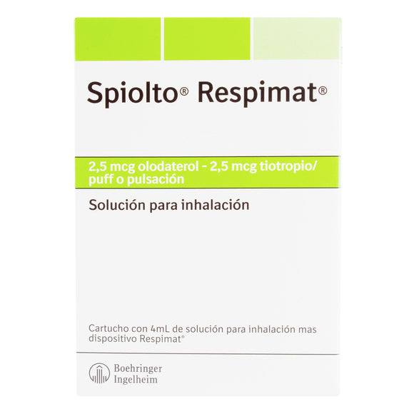 Spiolto Respimat tiotropio + olodaterol inhalador 4mL — Boehringer Ingelheim