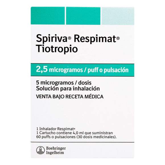 Spiriva Respimat 2.5 mcg inhalador 30 dosis — Boehringer Ingelheim
