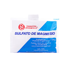 Sulfato de Magnesio 125g Drogam