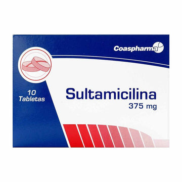 Sultamicilina 375mg 10 Tabletas — Coaspharma