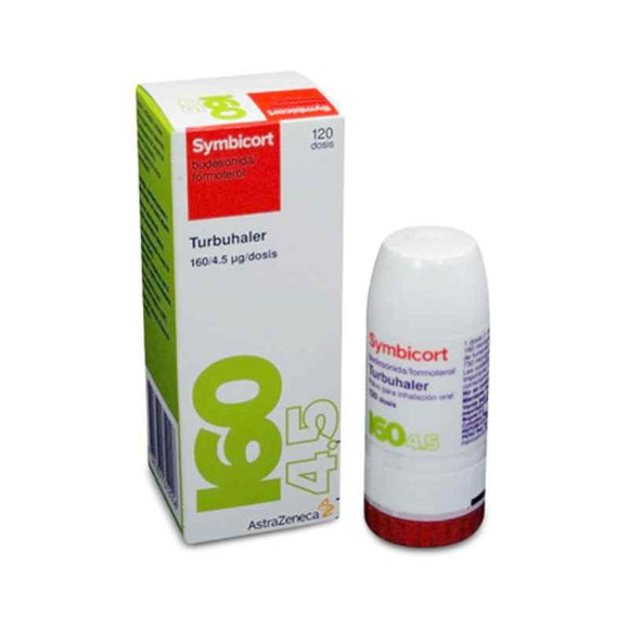 Symbicort Rapihaler budesonida 160mcg formoterol 4.5mcg inhalador 120 dosis — AstraZeneca