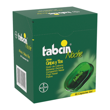 Tabcin Noche Liquid Gel 60 cápsulas — Bayer