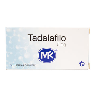 Tadalafilo 5mg 30 tabletas — Tecnoquímicas
