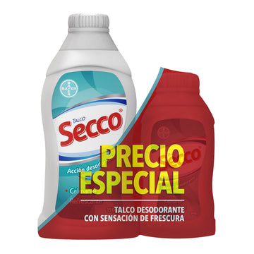 Talco Secco pies 150 g + 90 g pack precio especial — Bayer