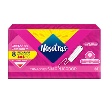 Tampón Nosotras Digital Regular 8 unidades sin aplicador — Familia