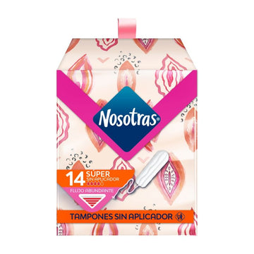Tampón Nosotras Digital Super sin aplicador 30 unidades — Familia