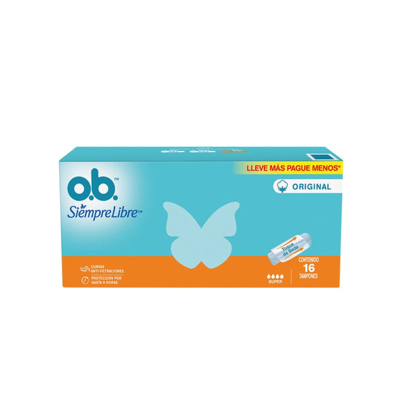 Tampón ob Original Súper 16 Unidades — Johnson & Johnson