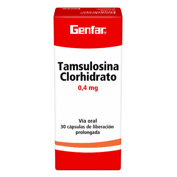 Tamsulosina 0.4mg 30 Cápsulas — Genfar