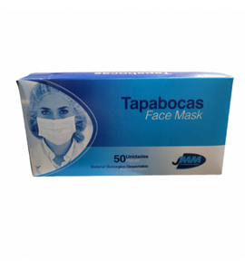 Tapabocas Azul Fast Care 50 Unidades — Icom