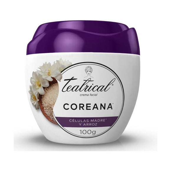 Teatrical crema facial coreana celula madre de arroz 100 g — Genomma Lab
