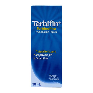 Terbifin 1% solución tópica terbinafina 30 ml — Humax