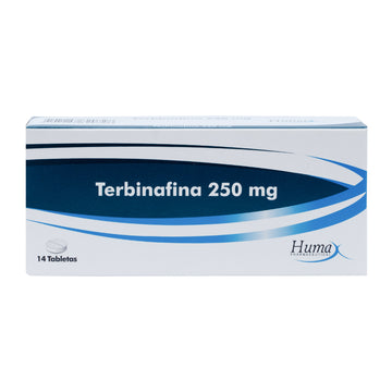 Terbinafina 250 mg 14 Tabletas — Humax Pharmaceutical