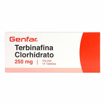 Terbinafina 250mg 14 Tabletas — Genfar
