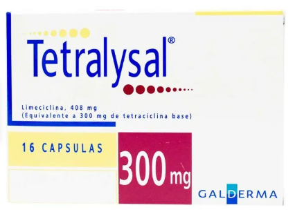 Tetralysal 300 mg 16 Cápsulas — Galderma