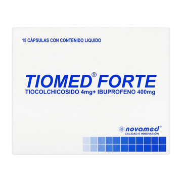 Tiomed Forte 4mg/400mg 15 cápsulas — Novamed