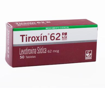 Tiroxin 62 mcg 50 Tabletas — Siegfried