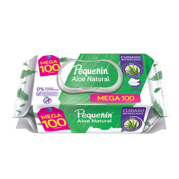 Toalla húmeda Pequeñín aloe 100 unidades — Familia