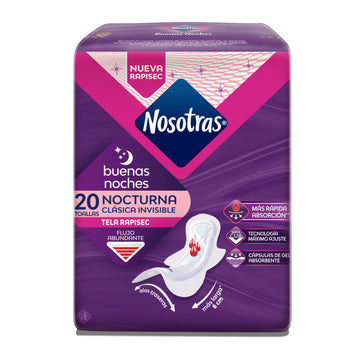 Toallas Nosotras Buenas Noches nocturna invisible Rapisec x 20 — Familia