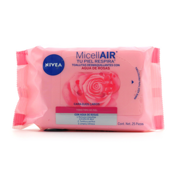 Toallas Desmaquillante Micelar Nivea Facial Rosas — Beiersdorf