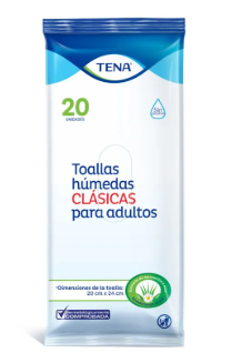 Toallas Húmedas Tena Clásicas x20 — Familia