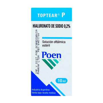 Toptear P Plus gotas oftálmicas 10 ml — Megalabs
