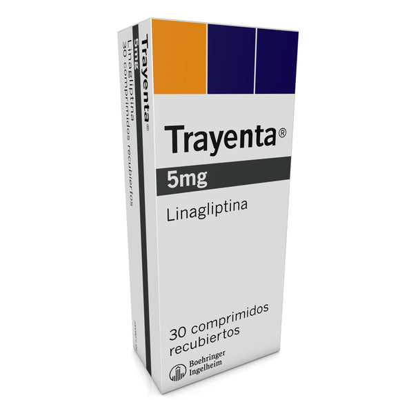 Trayenta 5mg linagliptina 30 tabletas — Boehringer Ingelheim