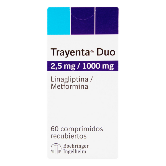 Trayenta Duo 2.5/1000mg 60 tabletas — Boehringer Ingelheim