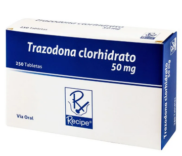 Trazodona 50mg 250 Tabletas — Bussié