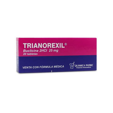 Trianorexil 25 mg Buclizina x 20 Tabletas — Química Patric