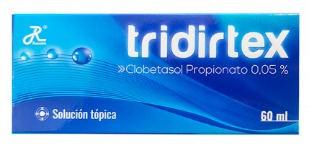 Tridirtex Clobetasol 0,05% Solución Tópica 60 ml — Lafrancol