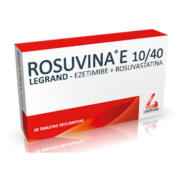 Rosuvina E rosuvastatina ezetimibe 10/40mg 30 tabletas — Legrand