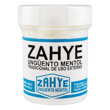 Unguento Mentol Zahye Pote 60 gr